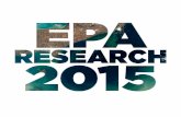 EPA Research 2015 Yearbook - United States … year would fill many volumes, this 2015 Yearbook highlights just a small sample of the critical impact of that work. We invite you to