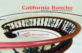 California Rancho - skyhookstairsandrails.com · California Rancho. ... on floating stair. ... Custom Mahogany design on helical stair. 8. Custom turned newels and balusters in old