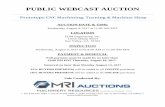 Prototype CNC Machining, Turning & Machine Shop · Machinery Management Inc. DBA MRI Auctions ... FDM Engineering Auction To Whom it May Concern, Your Company Name ... Descriptions