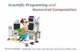 Scientific Programing and Numerical Computationhomepage.ntu.edu.tw/~wttsai/fortran/ppt/1.Introduction.pdf · •Chapman, S. (2007) Fortran 95/2003 for Scientists and Engineers, 3rd