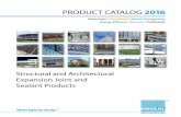 2016 EMSEAL Product Catalog - Expansion Joints€¦ · EMSEAL Track Record The list of successful EMSEAL expansion joint installations is growing every day. We are the basis of design