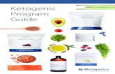 Ketogenic Program Guide - NutriDyn€¦ · This reduction in carbohydrate intake ... to produce ketone bodies and enter a state known as “ketosis.” ... carrots, etc. • Lowfat