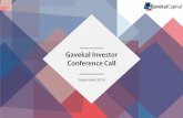 Gavekal Capital Quarterly Investor Call (Presentation …gavekal.com/InvestorCalls/Gavekal Quarterly Investor Call...Philippines Poland Portugal Russia Singapore South Africa South
