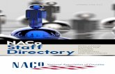 NACo Staff Directory · naco staff directory with liaison listings for affiliate, steering committees and task forces updated june 2014