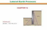 Lateral Earth Pressure CHAPTER 12 - KSU Facultyfac.ksu.edu.sa/sites/default/files/ce_483_lateral_earth_pressure... · Coefficient of Lateral Earth Pressure In a homogeneous natural