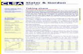 Slater & Gordon · Slater & Gordon A$6.09 - BUY Financials Year to 30 June 13A 14A 15CL 16CL 17CL ... “FY14 acquisitions” (Fentons, Pannone, Taylor Vinters, Goodmans and