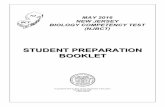 STUDENT PREPARATION BOOKLET - Weeblypannonelabbio.weebly.com/uploads/4/9/7/6/49763511/... · 1 STUDENT PREPARATION BOOKLET WHAT IS THE NEW JERSEY BIOLOGY COMPETENCY TEST (NJBCT)?