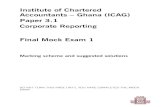 Institute of Chartered Accountants – Ghana (ICAG) Paper …icagh.com/newsite/file/mock/Corporate-Reporting-ans.pdf · Institute of Chartered Accountants – Ghana (ICAG) Paper 3.1