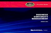 BUSINESS CONTINUITY MANAGEMENT - iiabrasil.org.br ·  / 1 IPPF – Practice Guide Business Continuity Management Executive Summary Business continuity management (BCM ...