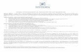 SISTEMA ANNOUNCES FINANCIAL RESULTS FOR THE … · Adjusted profit attributable to Sistema decreased to RUB 1.6 billion in the reporting quarter, compared to RUB 2.2 billion in the