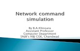 By B.A.Khivsara Assistant Professor Computer Department ... · netconfig : step by step network configuration program. netstat : Displays information about the systems network connections,