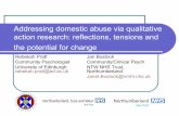 Addressing domestic abuse via qualitative action research ... · Addressing domestic abuse via qualitative ... recommendations for interventions and ... Ineffective protection