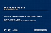 DE’LONGHI - DeLonghi Cookers UK the hazards involved . Children shall not play with the appliance . Cleaning and user maintenance shall not be made by children without supervision
