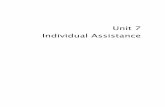 Unit 7 Individual Assistance - Emergency Management …training.fema.gov/emiweb/downloads/is208sdmunit7.pdf ·  · 2003-10-08Unit 7 Individual Assistance ... IS 208 7.1 Portal Questions