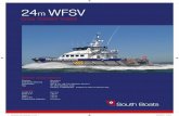 24m WFSV - South Boats IOW · 24m WFSV Crew Transfer Vessel and is subject to change. Vessel branding is based nominally on hull length and is indicative only. Southboats 24m datasheet_b1.indd