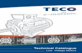 Catalogue TECO 130412 - Electrical Rewind Serviceselectricalrewinds.ie/files/Technical_Catalogue_Low...Technical CatalogueImage brochure Low Voltage Motors Catalogue_TECO_130412 page