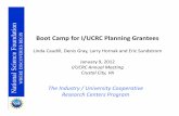 Boot Camp for I/UCRC Planning Grantees - Nc State University13/BootCamp.pdf · • Companies wishing to exercise rights to a royalty‐free license pay for the costs of ... – Serve