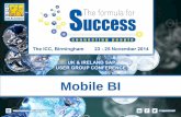 Mobile BI - Welcome to the UK & Ireland SAP User Group ... Me: • Work within the solution visioning business unit of itelligence UK specializing in SAP BusinessObjects Analytic technologies.