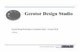 Gerotor Design Studiogerotordesignstudio.com/files/Correlation of Performance...Nichols Portland design guidelines “ Gerotor Selection & Pump Design v1.2” Parker Hannifin PGG20010:
