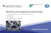Bacillus thuringiensis Insecticides - University of …wrir4.ucdavis.edu/events/2017_SLR_Meeting/Presentations...Creative Hybrid Chemistry AgroSolutions Division - International Bacillus