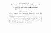 Thermodynamics An Engineering Approach 1 (MEP 261) Thermodynamics An Engineering Approach Yunus A. Cengel & Michael A. Boles 7th Edition, McGraw-Hill Companies, ISBN-978-0-07-352932-5,
