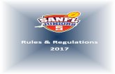 Rules & Regulations 2017 - sanfl.com.ausanfl.com.au/.../uploads/...Rules-Regulations-and-Policies-2017-V1.pdf · APPLICATION OF AND INTERPRETATION OF RULES REGULATIONS AND POLICIES