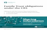 Family Trust obligations under the CRS - Inland Revenue · Family Trust obligations under the CRS Helping you with the Common Reporting Standard as: ... This brochure is not intended