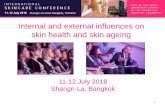 Internal and external influences on skin health and skin ... · Internal and external influences on ... The theme of the 2-day conference is the ‘Internal and external influences