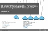 SD-WAN and The Enterprise Cloud Transformation and The Enterprise Cloud Transformation ... Ent/SP: Thousands configs Flexible business models ... 300+ client and IBM data ...