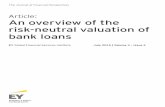 Article: An overview of the risk-neutral valuation of bank ...cf38cd66-212f-4eda-8a60-e3f4576...between the CDS premium and the asset swap spread were to diverge ... As a consequence