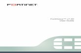 FortiVoice™ v7.30 User Guide - Fortinet Phone Systems · Outgoing server authentication ... 3-Way Calling/Conference service ... Open > Configuration File ...