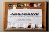 Department of Music, Theatre and Recording Arts SPRING ... · SPRING SEMESTER MUSICAL THEATRE AUDITIONS ASSASSINS by Stephen Sondheim l directed by Beate Pettigrew Open auditions