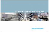 SUPPLY CHAIN SOLUTIONS - System Logistics · and material flow within warehousing, manufacturing and distribution operations. System Logistics offers a full line of automated ...
