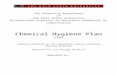 The Chemistry Department · Web viewThe Chemistry Department of The Ohio State University Occupational Exposure to Hazardous Chemicals in Laboratories Chemical Hygiene Plan (CHP)