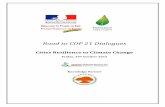 Road to COP 21 Dialogues - IRADe New Delhi India … to COP 21_seminar 30th Oct.15.pdfRoad to COP 21 Dialogues Cities Resilience to Climate Change Friday, 30th October 2015 Knowledge