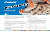 Premium Epoxy Grout and Mortar · DESCRIPTION Kerapoxy is a premium-grade, water-cleanable, 100%-solids, high-strength epoxy mortar and chemical-resistant nonsagging grout. Available