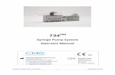 T34TM - Health Education England · T34TM Syringe Pump System Operator Manual MedNet GmbH. Borkstrasse 10 48163 ... o The T34™ syringe pump system should be operated within a temperature