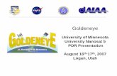 PDR slides.ppt [Read-Only] - Aerospace Engineering · PDR Presentation August 16 th-17 th, 2007 Logan, ... construct and validate a GPS bistatic radar ... Bistatic Radar : Transmitter