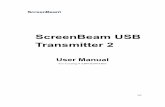 ScreenBeam USB Transmitter 2 - Zendesk · Thank you for your purchase of Actiontec’s ScreenBeam USB Transmitter 2. ... tablet or PC with Windows 7 or 8 ... tablet or PC power settings
