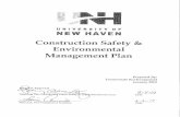 Construction Safety - University of New Haven · 18.3 SPCC PLAN ... Construction Safety & Environmental Management Plan Page 2 of 17 Storage of oil on-site of the main campus ...
