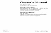 Owner’s Manual - Microsoft · Owner’s Manual 30”, 36” and 48 ... combustion of natural gas or LP fuels. ... JUHDVH ILUHV Turn the ventilator OFF in case