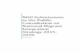 NGO Submissions to the Public Consultation on National ...meae.gov.mt/en/public_consultations/msdc/documents/2015...NGO Submissions to the Public Consultation on National Migrant Integration