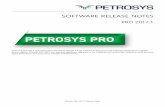 SOFTWARE RELEASE NOTES - Petrosys · SOFTWARE RELEASE NOTES ... Petrel uses geopolygons for closed polygons with holes ... 62772 Shortcut keys for Cut/Copy/Paste/Undo/Redo options