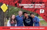 YMCA NSW COMMUNITY IMPACT REPORT 2016–17 · our Community Impact Report highlighted our ... We now have a clearer picture of the impact that our community ... Safeguarding Children