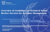 Overview of Guidelines on Technical Safety Review … · Overview of Guidelines on Technical Safety Review Services for Accident Management ... sequence classification 11 . ... including