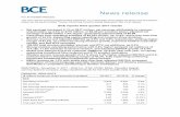 BCE reports third quarter 2017 results - BCE Bell Canada ... · BCE reports third quarter 2017 results ... On October 3, ... Bell Media‟s English and French-language sports networks