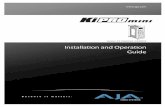 Version 3.0 Published: 2/13/2012 Installation and … Pro Mini Installation and Operation