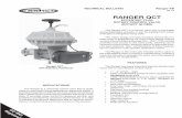 RANGER QCT - Ramén Valvesramenvalves.com/wp-content/uploads/2013/10/Ranger.pdf · The Ranger QCT is a control valve with a pneumatic ... Standard – All non corrosion resistant
