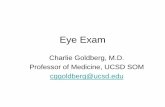 Eye Exam - Welcome - Division of Medical Education, School ...meded.ucsd.edu/clinicalmed/pe_eyeexam.pdf · Eye Exam FunctionalAnatomy Image courtesy Dr. Karl Bodendorfer, Univ of