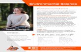 Environmental Science - College of Agricultural Sciences ...casnr.okstate.edu/academics/majors/envr/6529.EnvironmentalScience... · Environmental Science ... environmental policies.